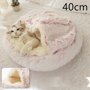 Winter Plush Pet Bed