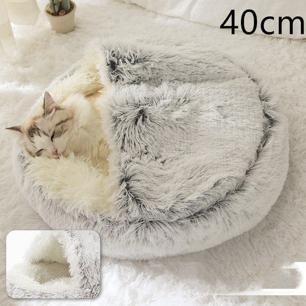 Winter Plush Pet Bed