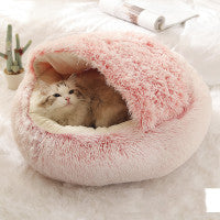 Winter Plush Pet Bed