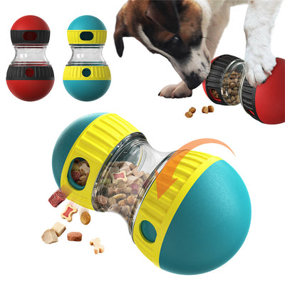 Dog Food Dispensing Tumbling Toy